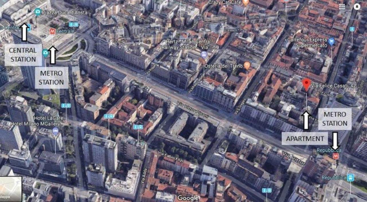 Suite Metro Stazione Centrale / Repubblica Mediolan Zewnętrze zdjęcie